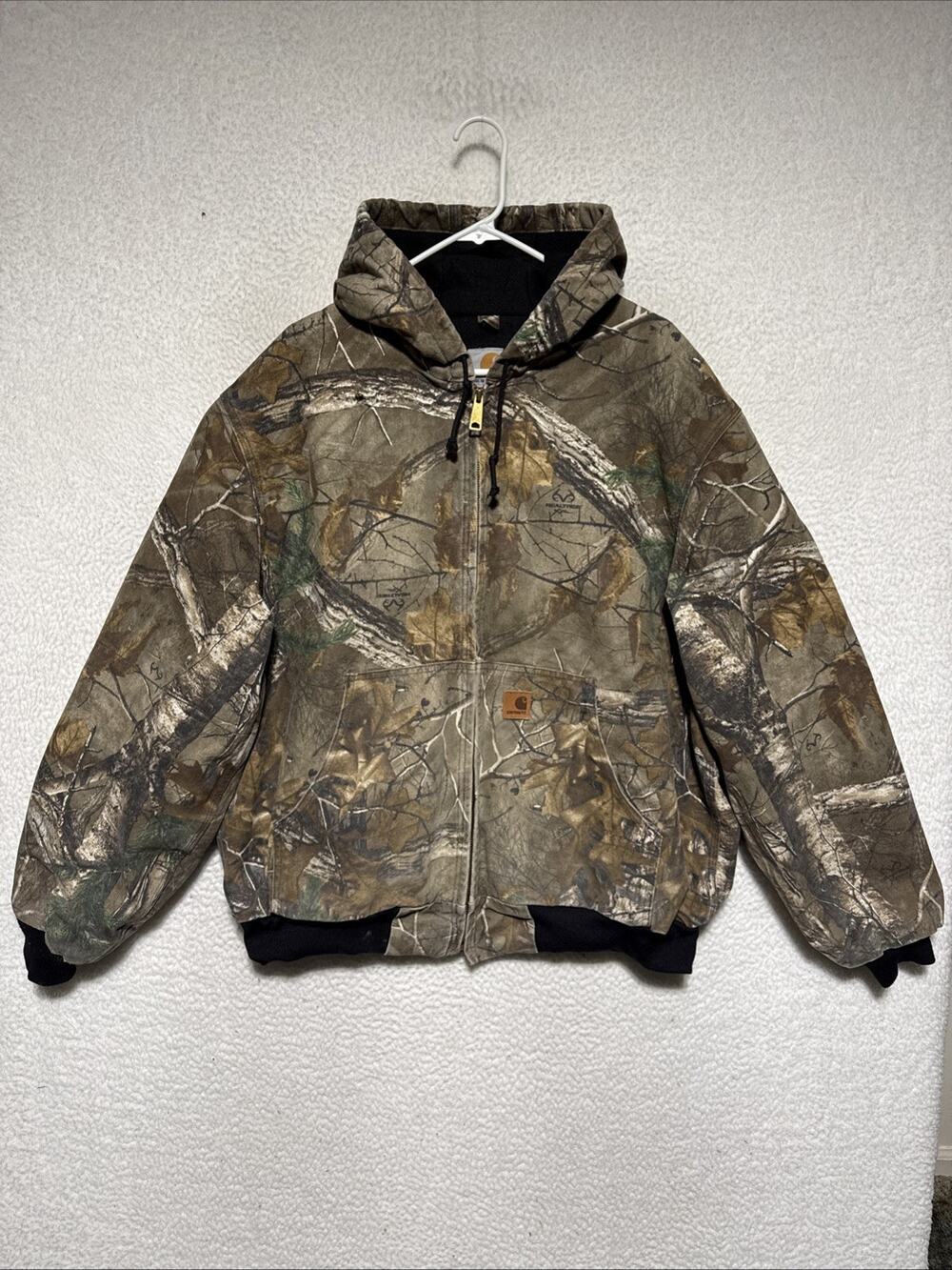 Carhartt J220 CAP Thermal Lined Realtree Camo Active Jacket Men’s XL Made In USA